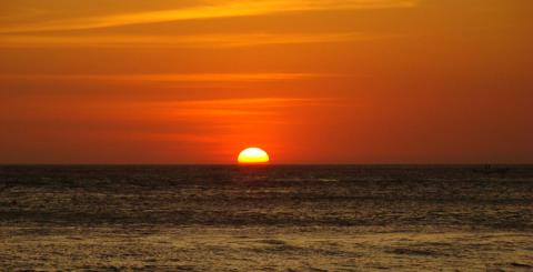 Sunset in Tamarindo beach, Costa Rica